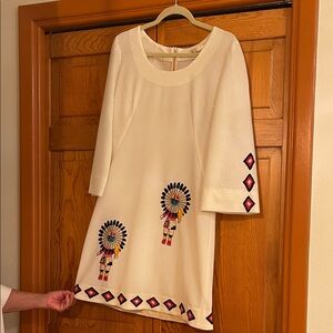 Native American motif dress